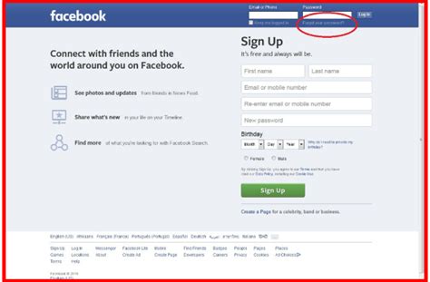 facebook login and password|Facebook .